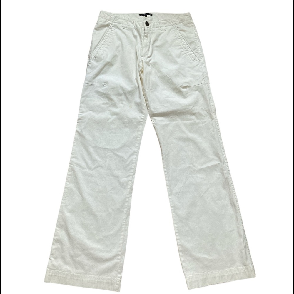 Theory Light Weight Back Zipped Pockets  Chino Pants